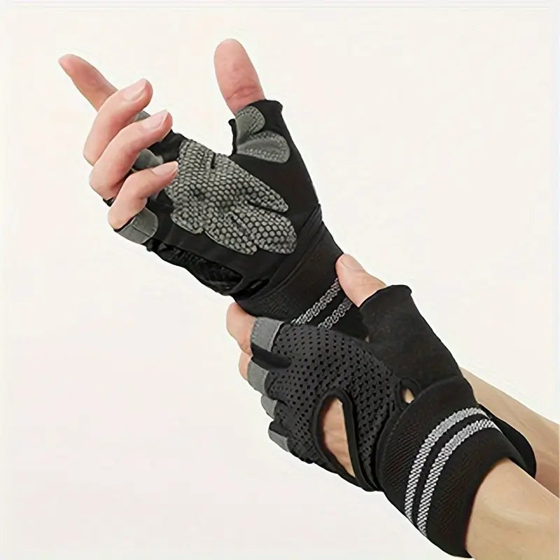 Guantes Gym con muñequera